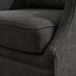 Minerva Swivel Barrel Chair - Black Modern Swivel Chair | Swivel Accent Chairs | Kinwell Furniture | Swivel Armchairs